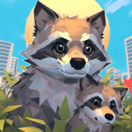 Raccoon Adventure: City Simulator 3D