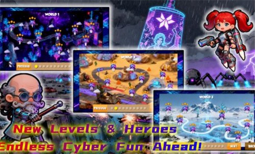 赛博朋克:霓虹塔防战争 赛博朋克:霓虹塔防战争