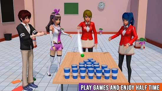 Anime High School Life Simulator: Anime Girl Games