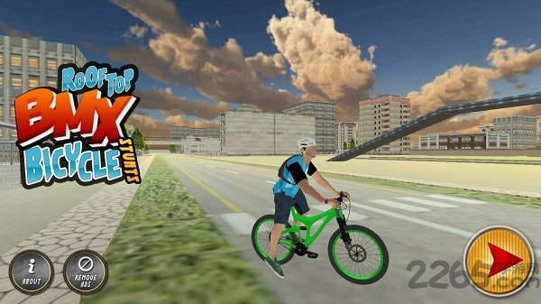 屋顶自行车特技 屋顶自行车特技