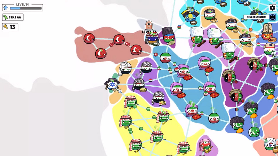 国家球：世界连接