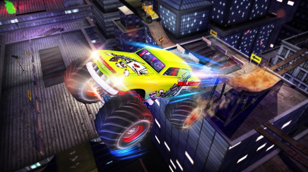 巨型卡车屋顶特技（Mega Truck Rooftop Stunt Games）