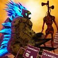 怪物粉碎城市警笛头Monster Smash