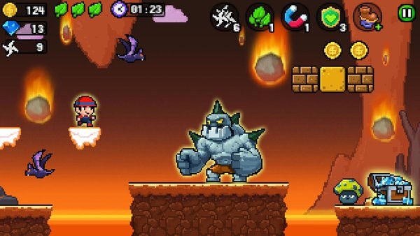 像素世界酷跑游戏