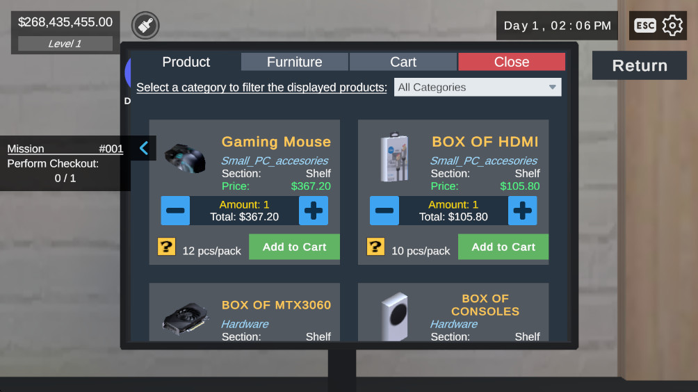 电脑游戏商店模拟器最新版 0.8.1安卓版