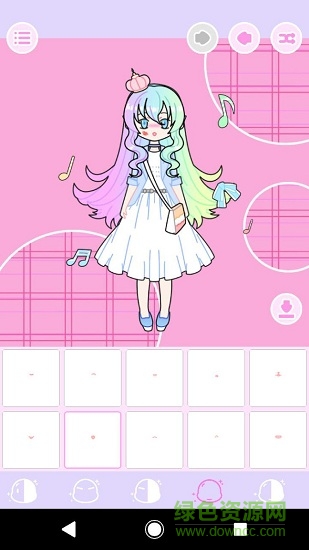 粉彩女孩2
