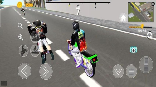 摩托车疯狂驾驶