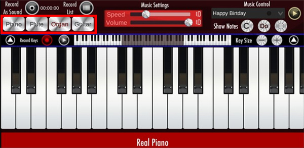 Real Piano(钢琴模拟软件) v1.24 安卓版