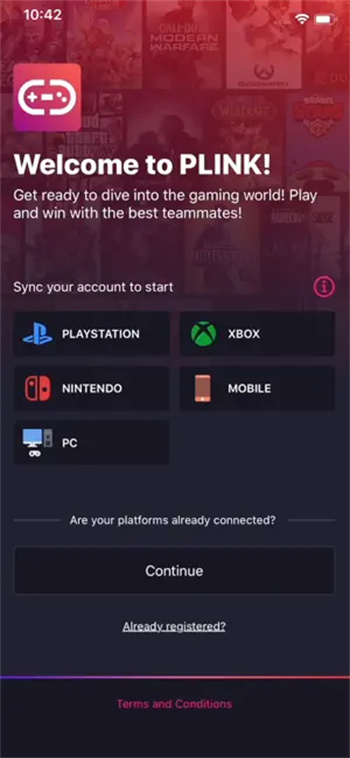 PLINK-热门游戏开黑陪玩APP