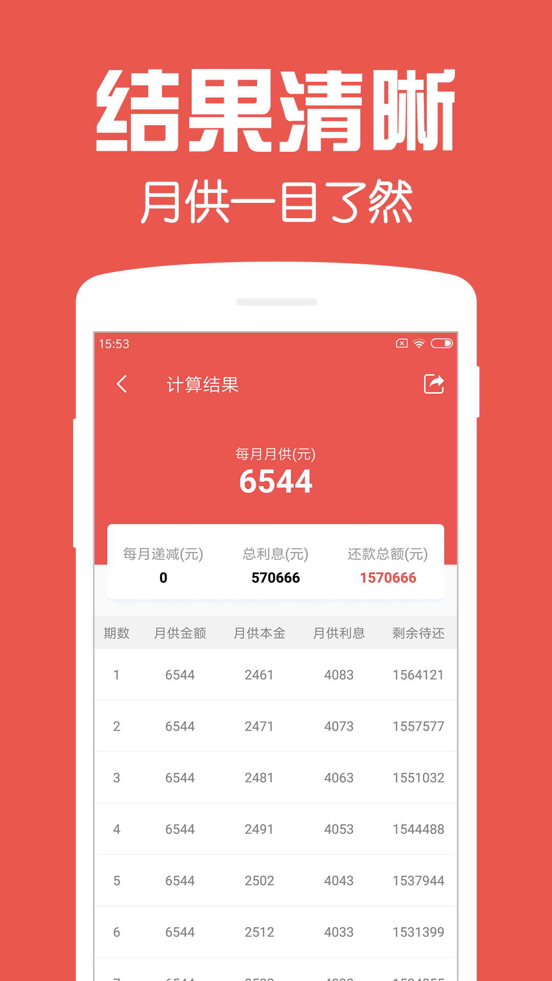 房贷计算器在线计算