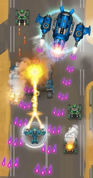 天空猛禽太空入侵者破解版无限金币钻石(Sky Raptor)