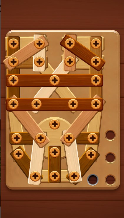 螺母与螺栓拧和分类(NutsBoltsWoodScrewPuzzle)