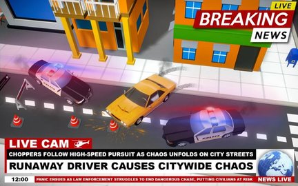 警车歹徒追逐(Police Car Gangster Chase)