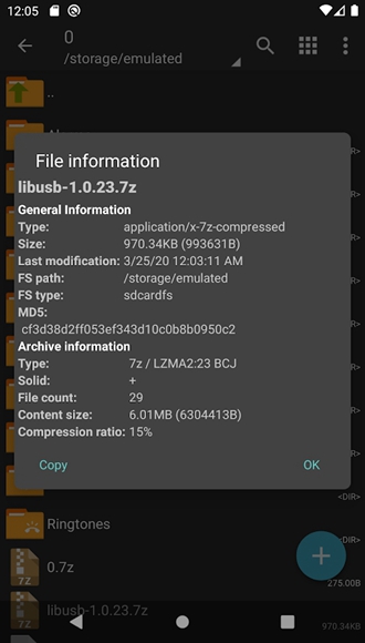 ZArchiver Donate蓝色版 安卓版v1.0.10