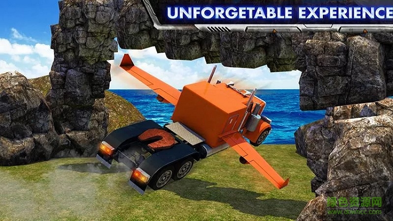 Modern Flying Truck Sim 3D
