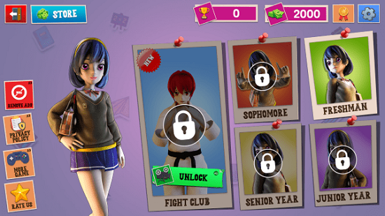 Virtual High School Girl Life Simulator
