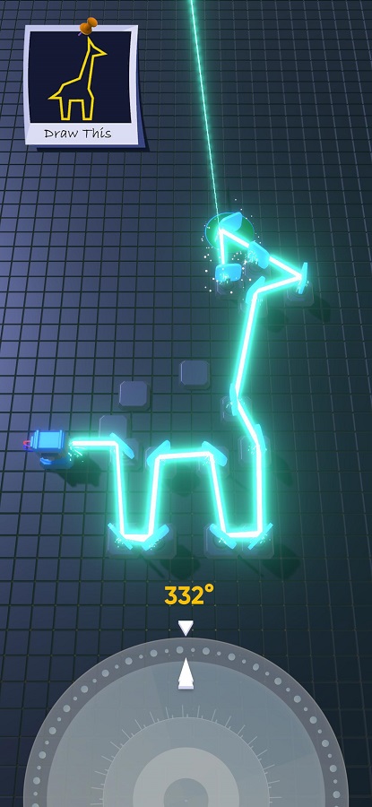 激光拼图形状挑战