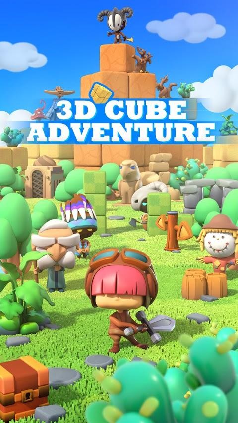 3D Cube Adventure