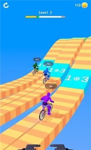 Bicyling Gear Race