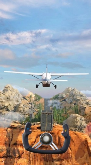 Crazy Plane Landing