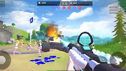 Girls Battle：FPS gun shooting