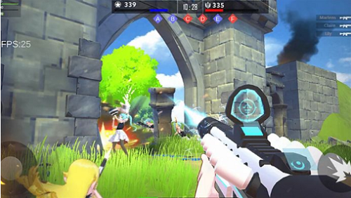 Girls Battle：FPS gun shooting