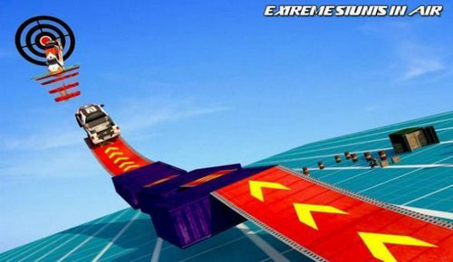 Mid Air Ramp Car Stunts 3D