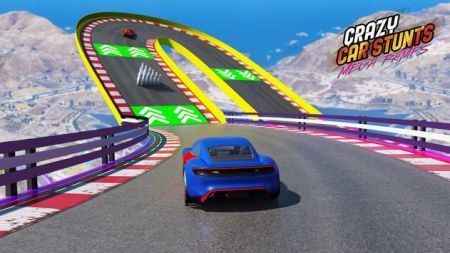 Crazy Car Stunts Mega Ramp