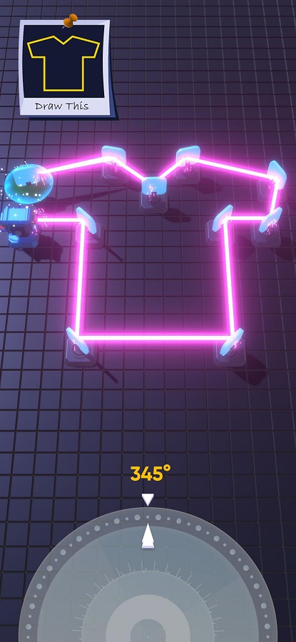 激光拼图形状挑战