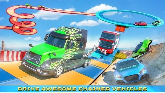 Superhero Double Impossible Mega Ramp