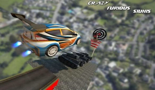 Mid Air Ramp Car Stunts 3D
