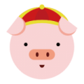 萌猪头像