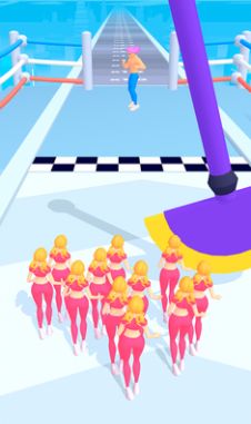 男孩女孩向前冲