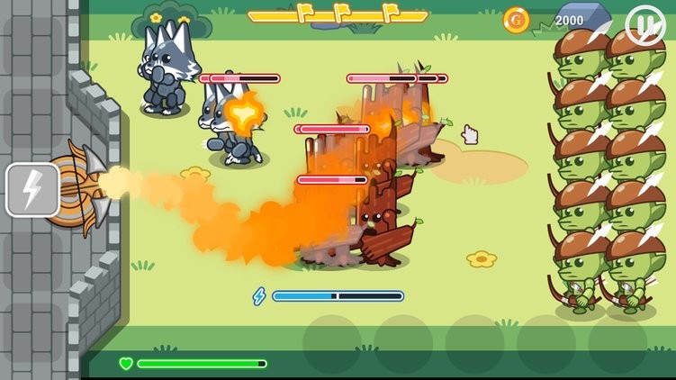 魔法弩：射击防御