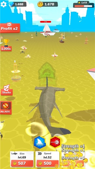 贪吃大白鲨(Idle Shark)