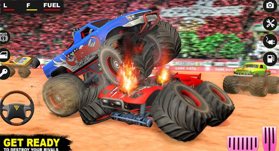 德比沙漠卡车(MonsterDerbyTruckFighting)
