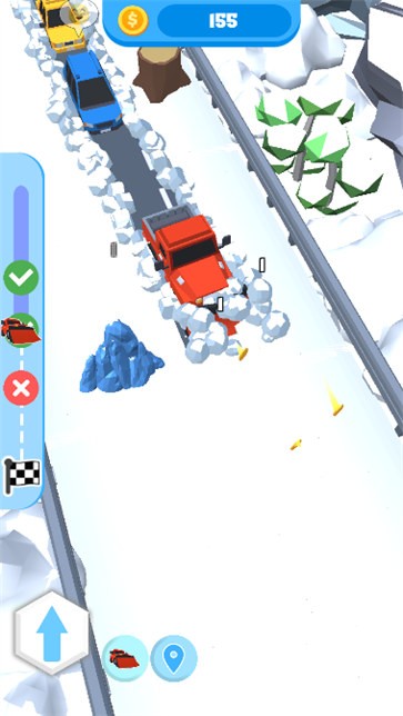 放置铲雪车救援