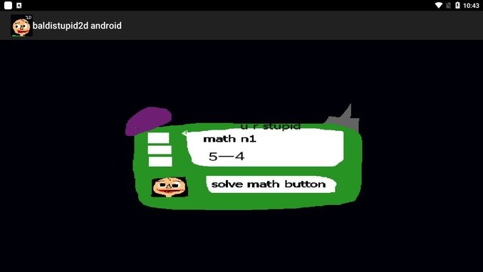 巴迪的基础教育2d官方版(baldistupid2d android)