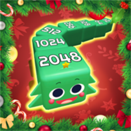 Snake Cubix: 2048 Merge Arena