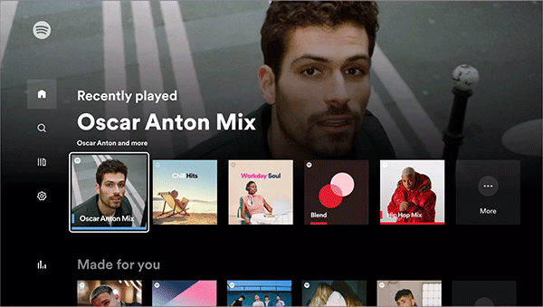 SpotifyTV版