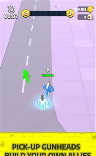 枪头人打僵尸游戏