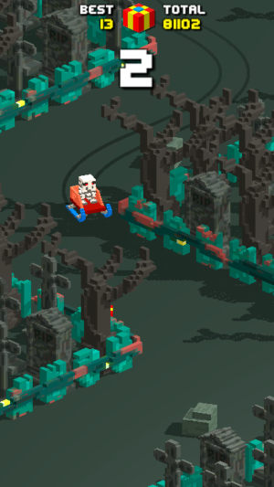 像素滑轮车：圣诞