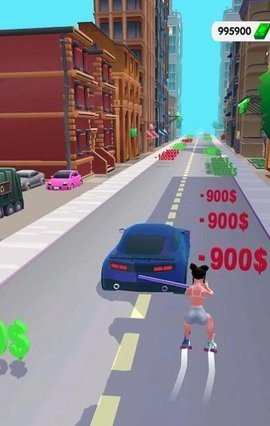 车拉轮滑 车拉轮滑