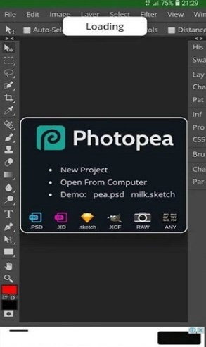 photopea图片编辑