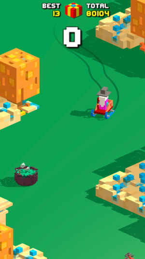 像素滑轮车：圣诞