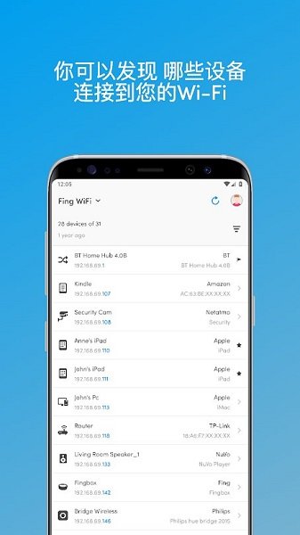 fing network汉化版