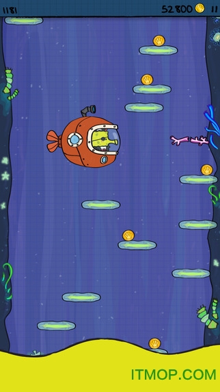 涂鸦跳跃海绵宝宝版