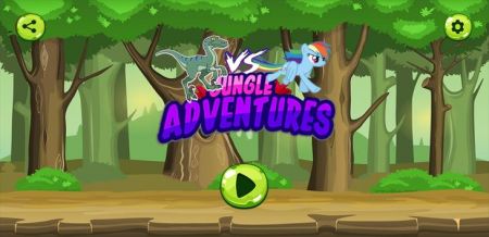 My Pony vs the dinosaur : jungle running adventure