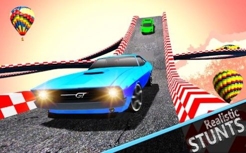 超级赛道汽车跳跃3D中文版