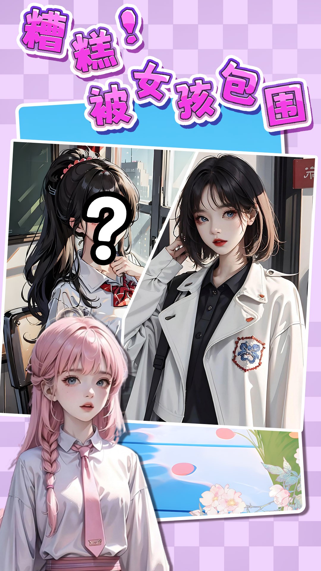 糟糕！被女孩包围了！